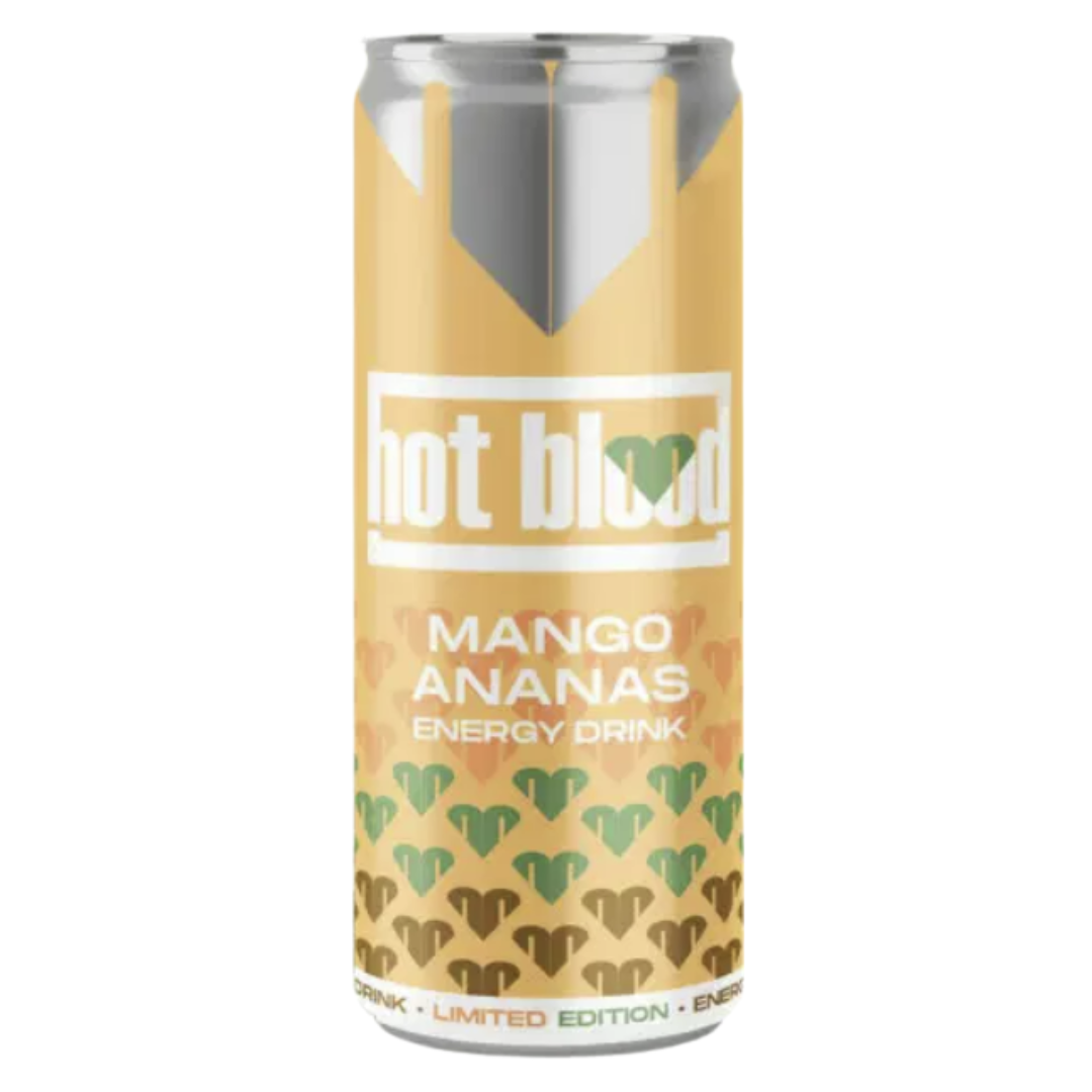 Hot Blood Mango Ananas Energy Drink (24x250ml)