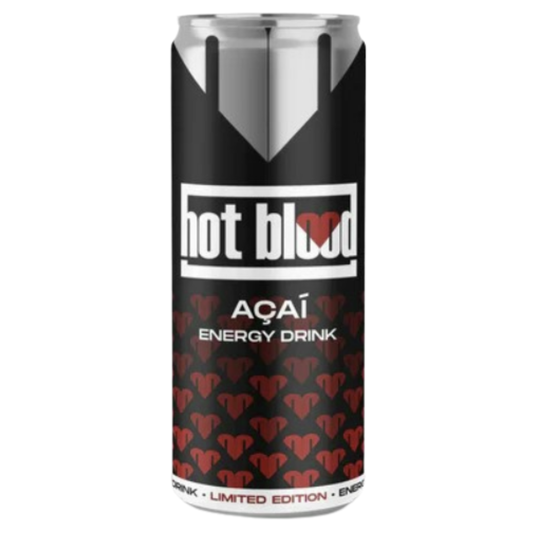 Hot Blood Acai Energy Drink (24x250ml)