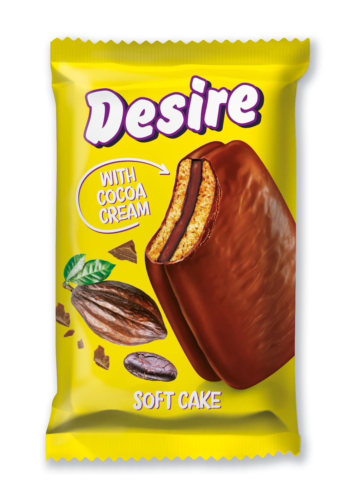 Soft Cake "Desire" Cocoa Cream (24x50g)