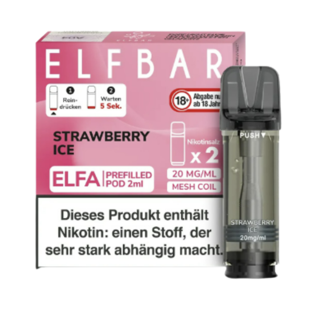 Elfbar Pods Strawberry Ice (10x2er)
