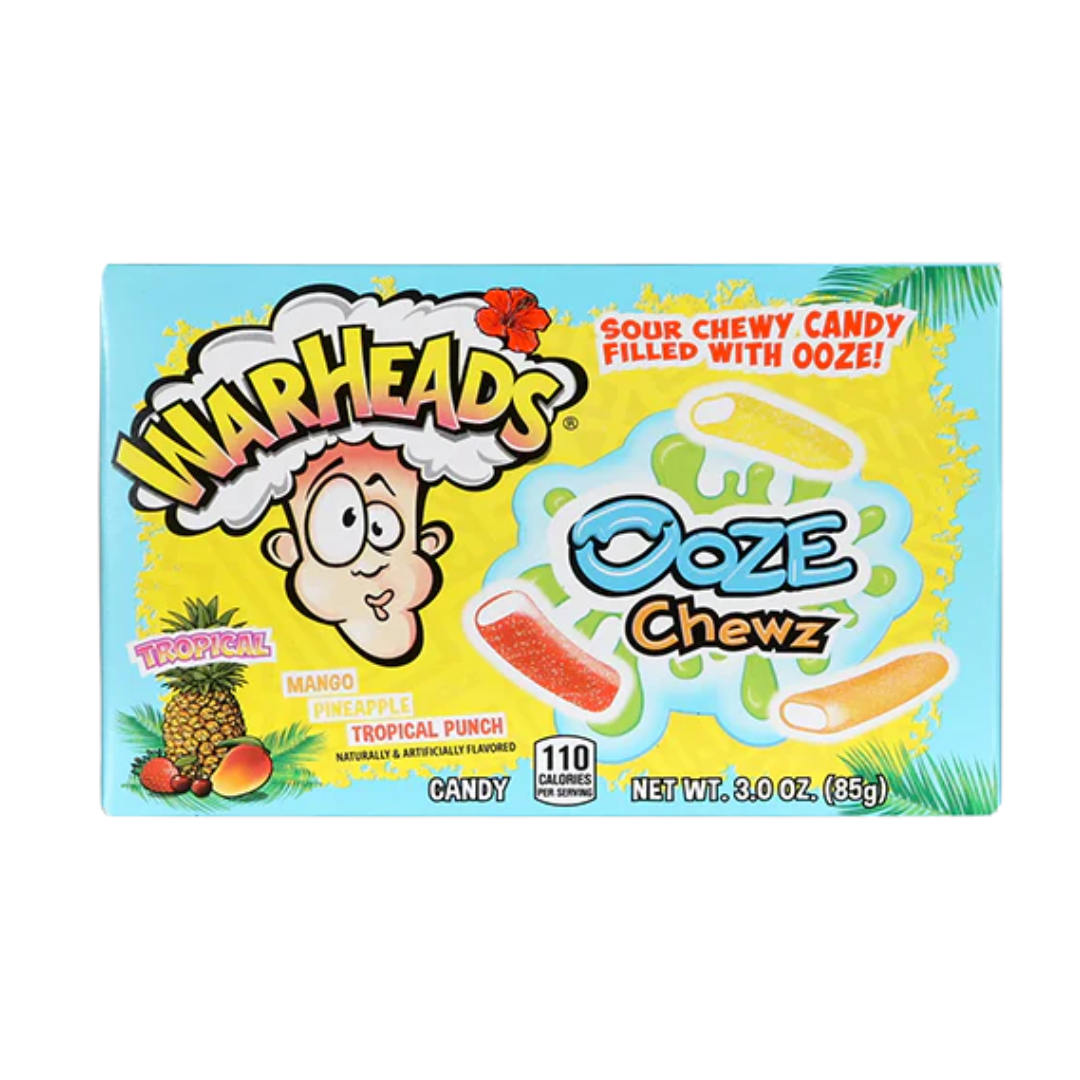 Warheads Ooze Chewz Tropical Theater Box (12x85g)