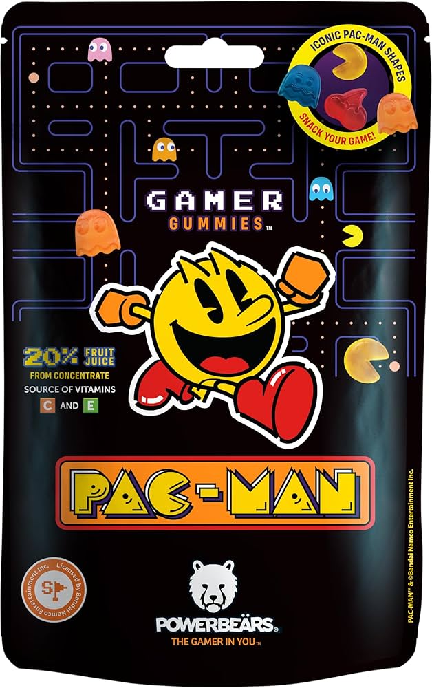Powerbeärs Pac-Man Gamer Gummies (12x50g) – Scalable Rockets GmbH
