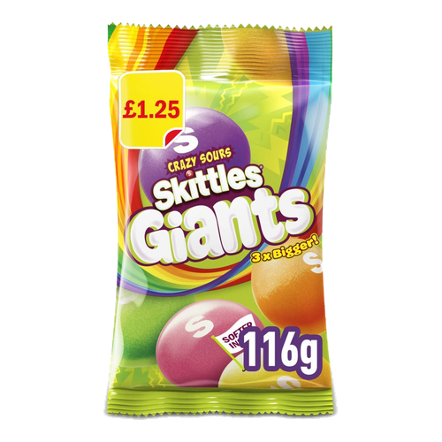 Skittles Giants Sours (14x116g)