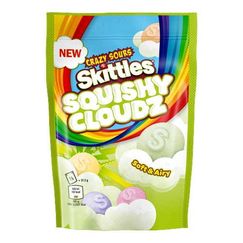 Skittles Squishy Cloudz Sours (14x70g)